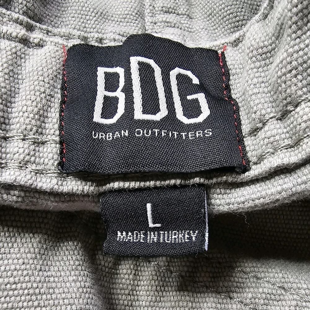 BDG Womens Urban Outfitters Gray Green Denim Overall Dress Size Large - Picture 7 of 12